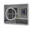 Дзеркало DOLYANA в алюмінієвій рамі з підсвічуванням LED